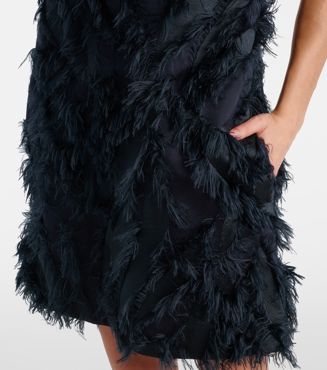 Minikleid mit Fransen | Brunello Cucinelli