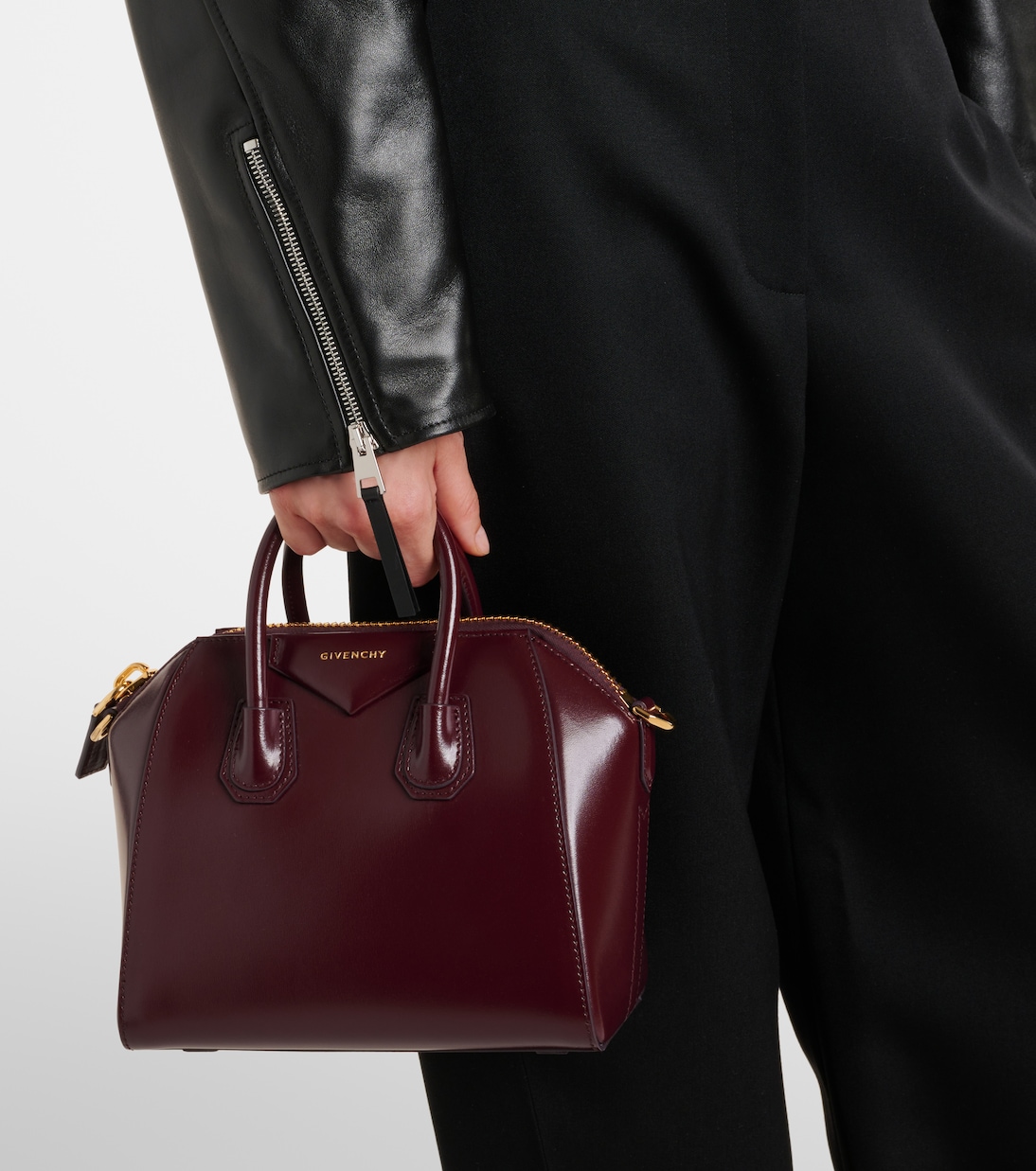 Mini Antigona leather tote bag | Givenchy