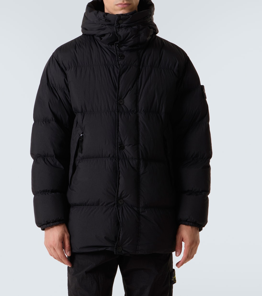 Hooded down coat | Stone Island