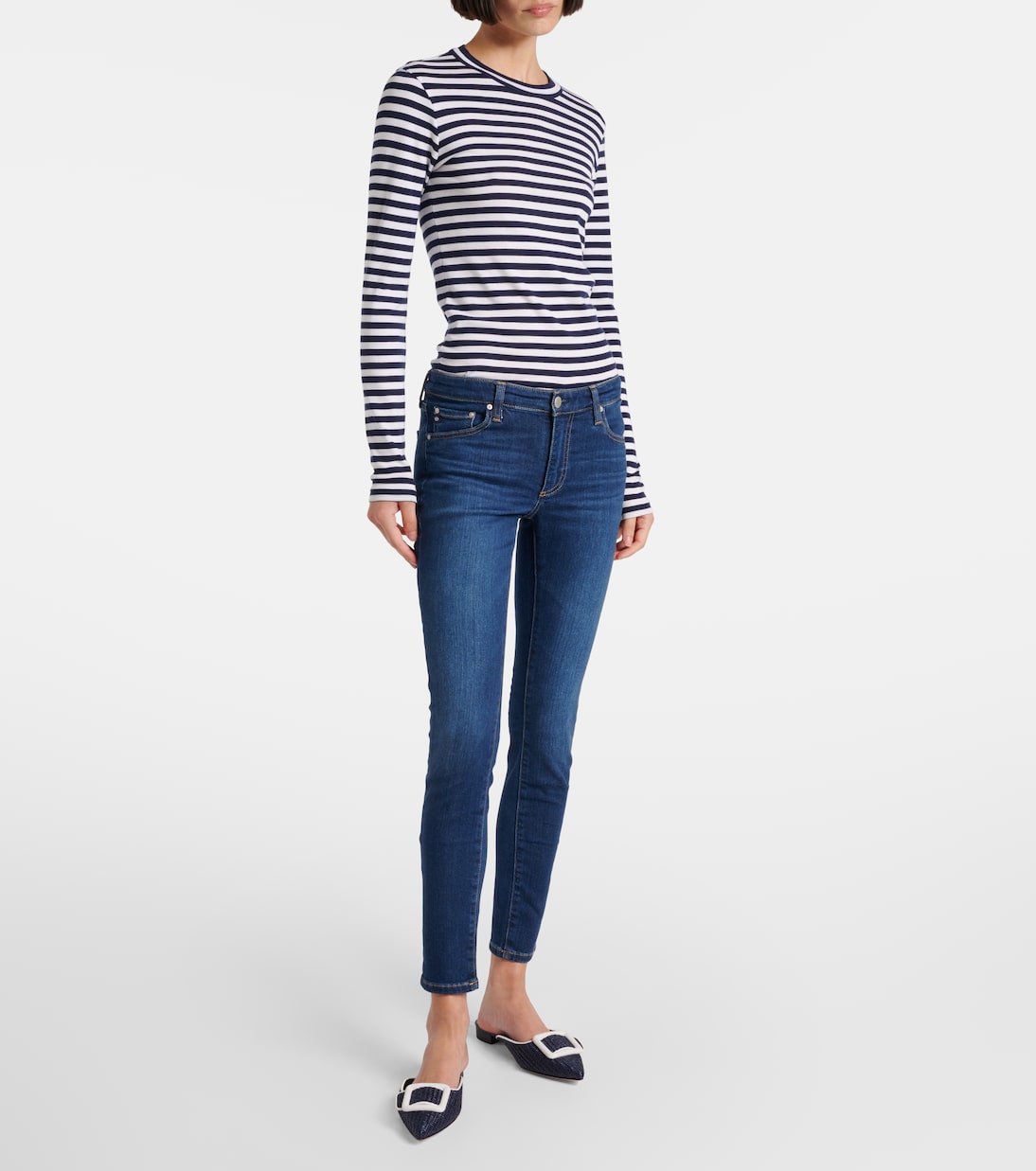 Legging Ankle mid-rise skinny jeans | AG Jeans