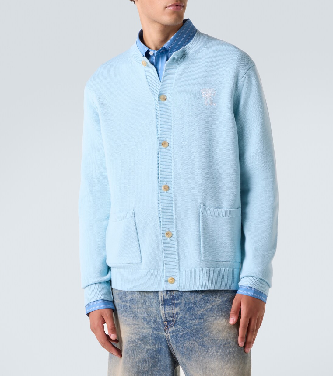 Bestickter Cardigan aus Wolle | Acne Studios