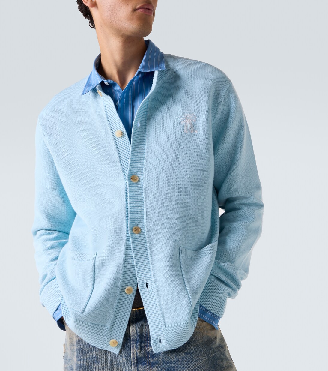Bestickter Cardigan aus Wolle | Acne Studios
