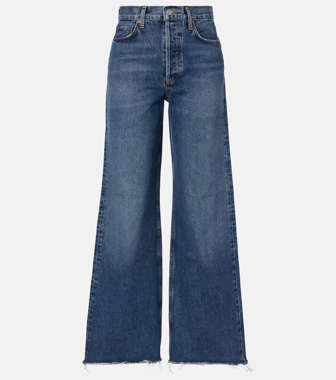 Dame high-rise wide-leg jeans | Agolde