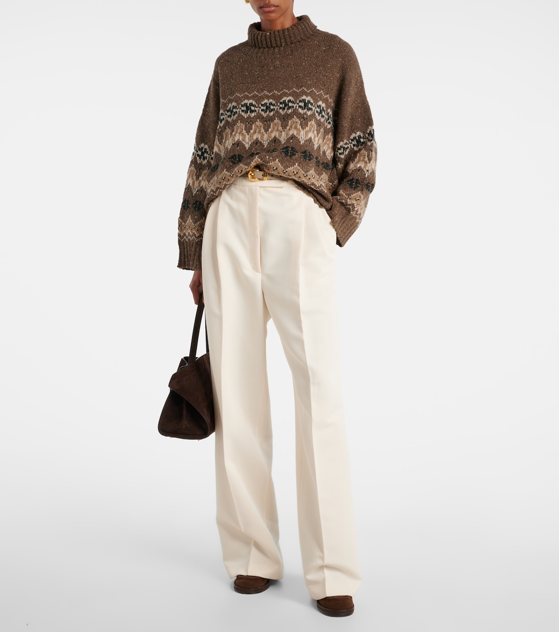 Jersey Cecie en mezcla de lana Fair Isle | Altuzarra