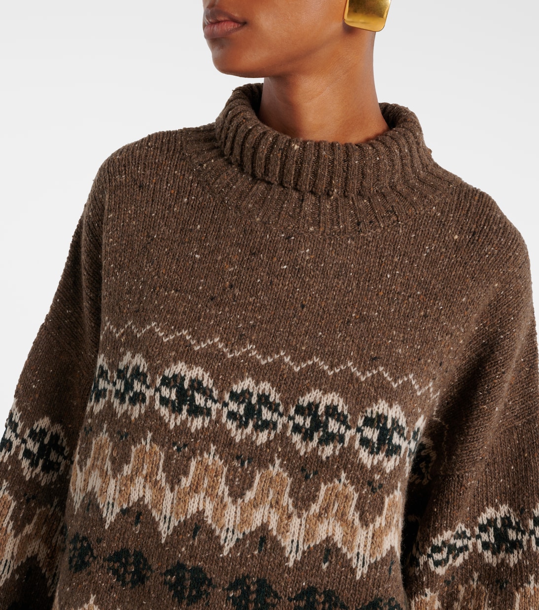 Jersey Cecie en mezcla de lana Fair Isle | Altuzarra