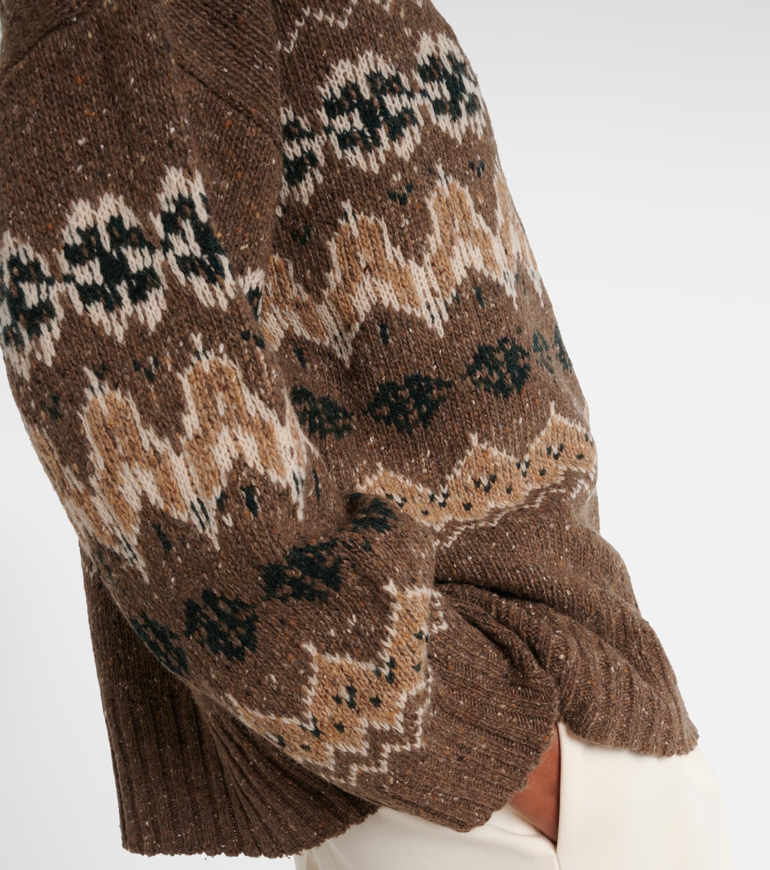 Jersey Cecie en mezcla de lana Fair Isle | Altuzarra