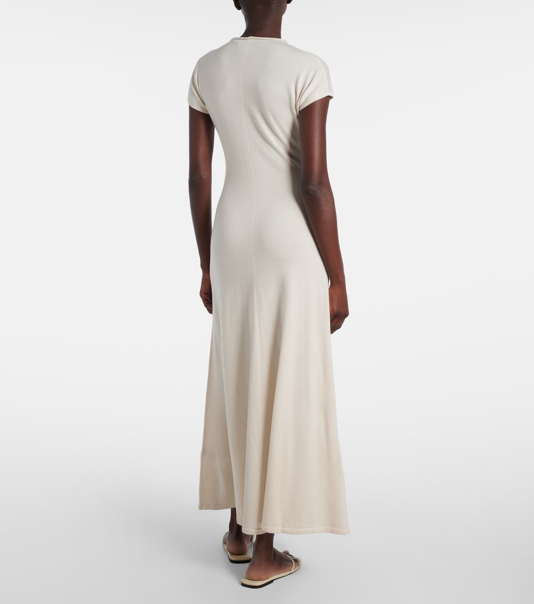 Lenore knitted wool and silk midi dress | Tove