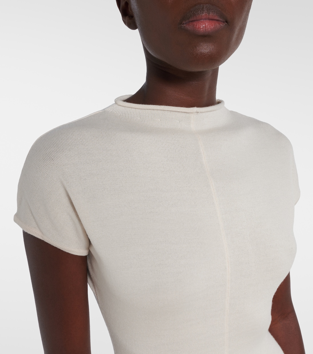 Lenore knitted wool and silk midi dress | Tove