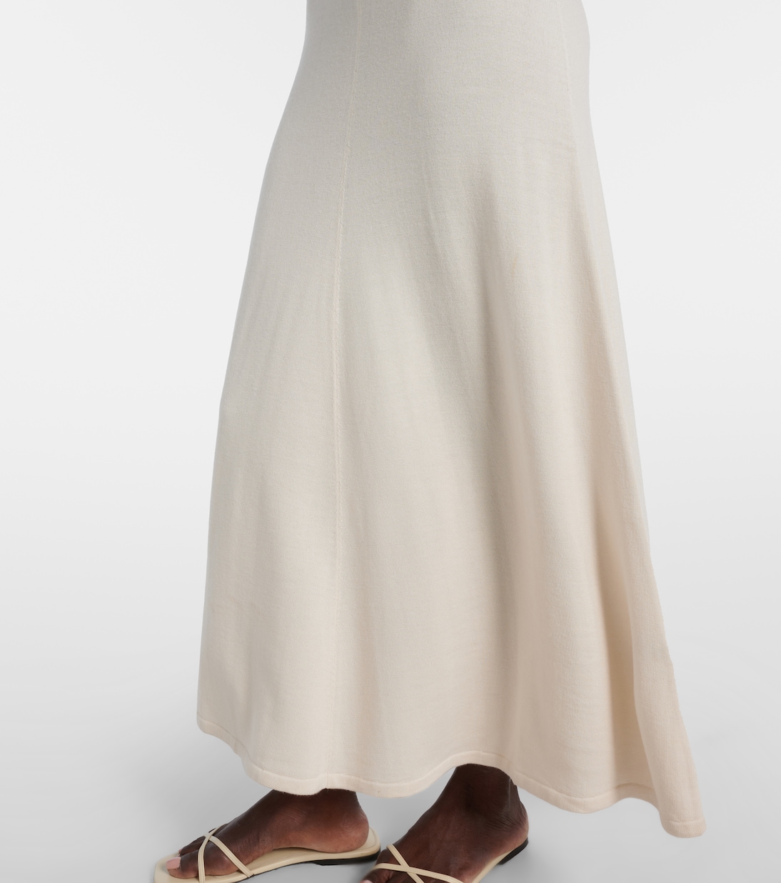 Lenore knitted wool and silk midi dress | Tove