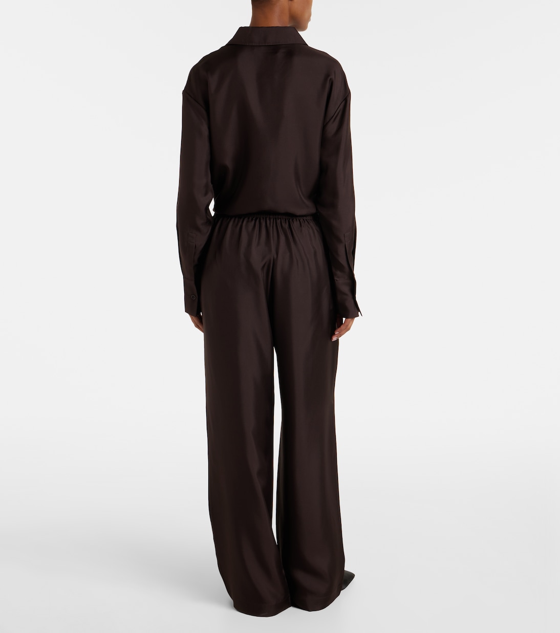 Pantalon ample en soie | Róhe