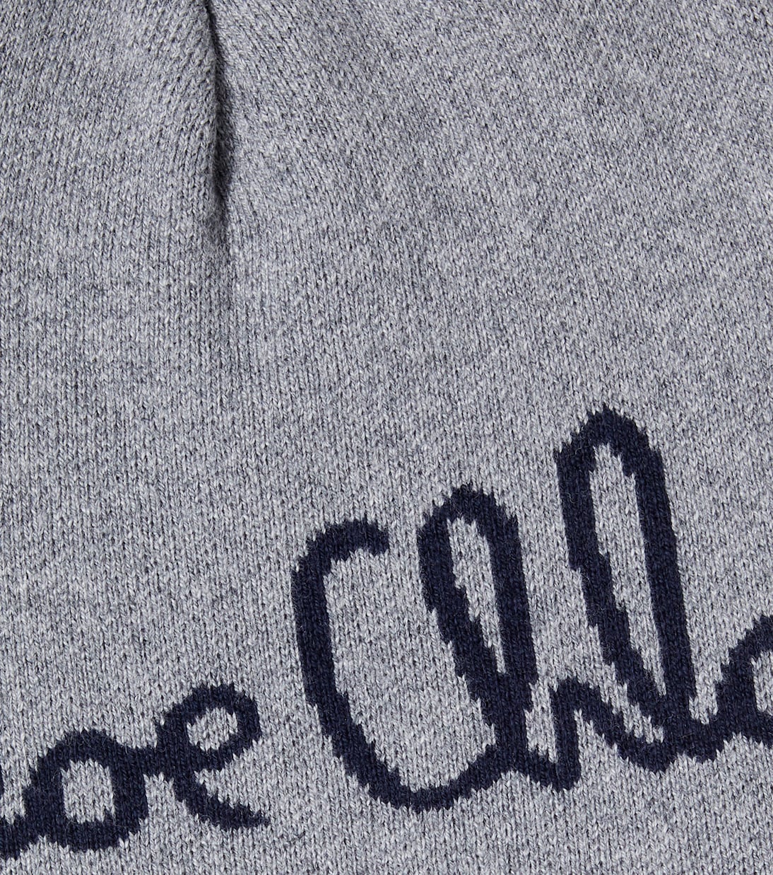 Logo cotton and wool beanie | Chloé Kids