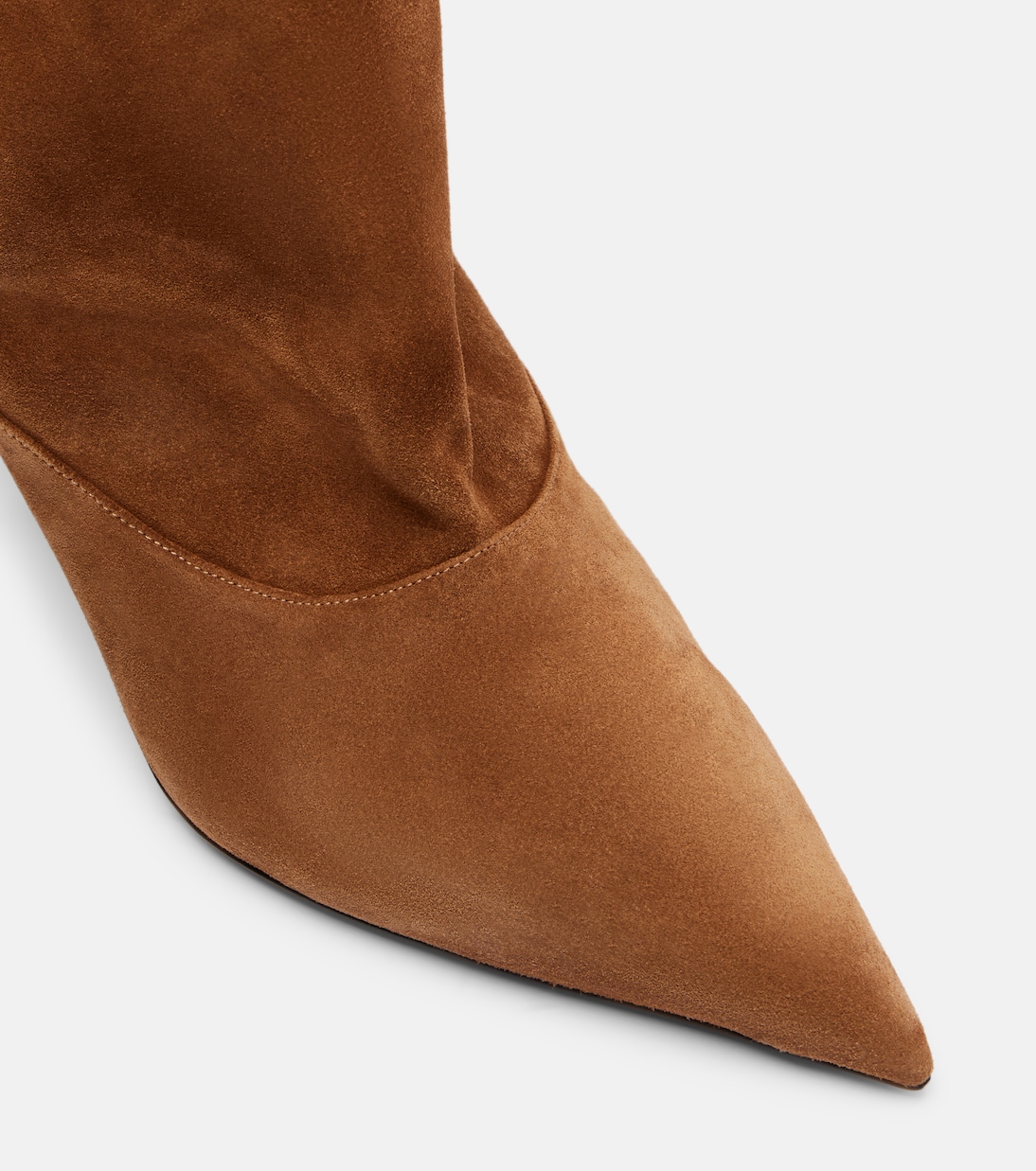 Bottes Ines 75 en daim | Paris Texas
