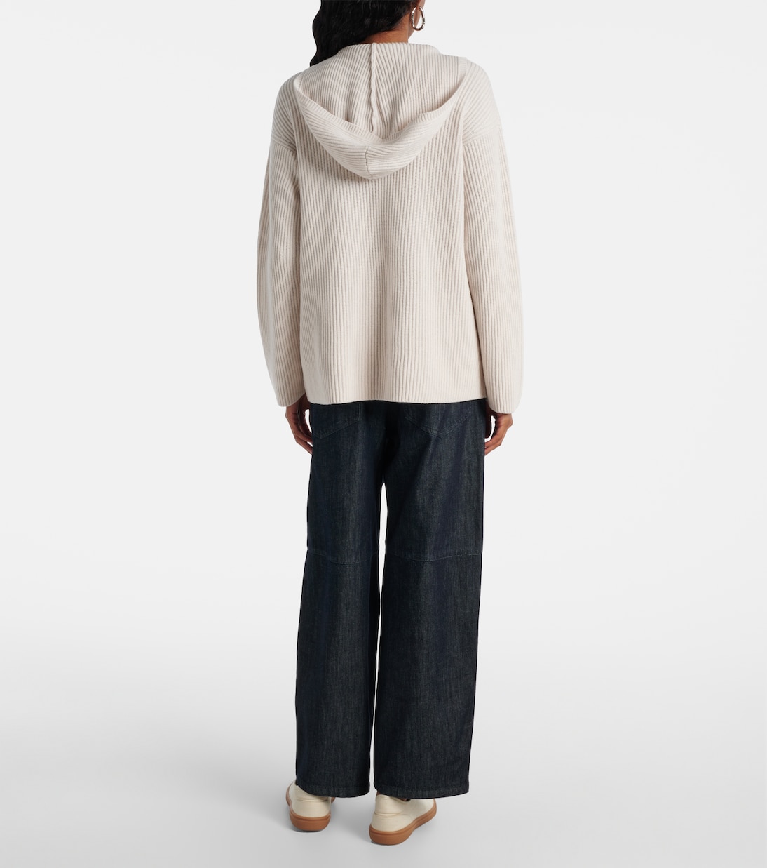 Falcone ribbed-knit wool hoodie | 'S Max Mara