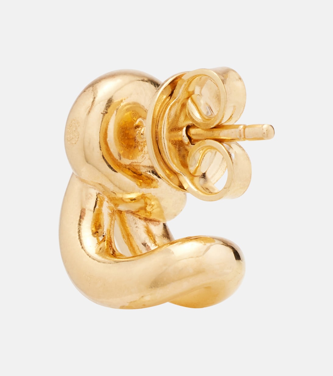 Knot gold-plated sterling silver earrings | Bottega Veneta