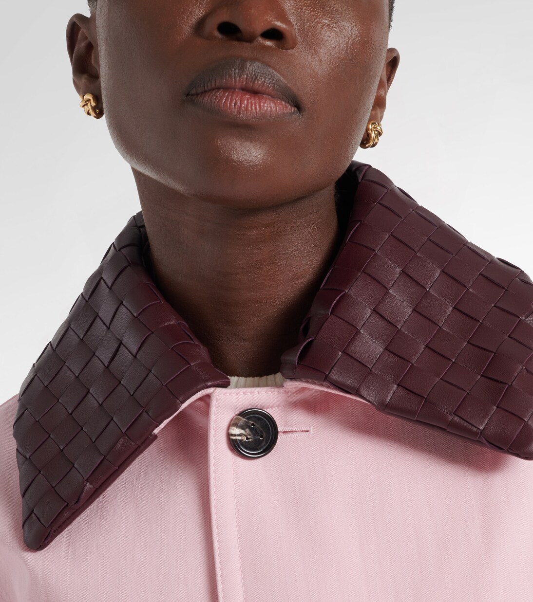 Knot gold-plated sterling silver earrings | Bottega Veneta