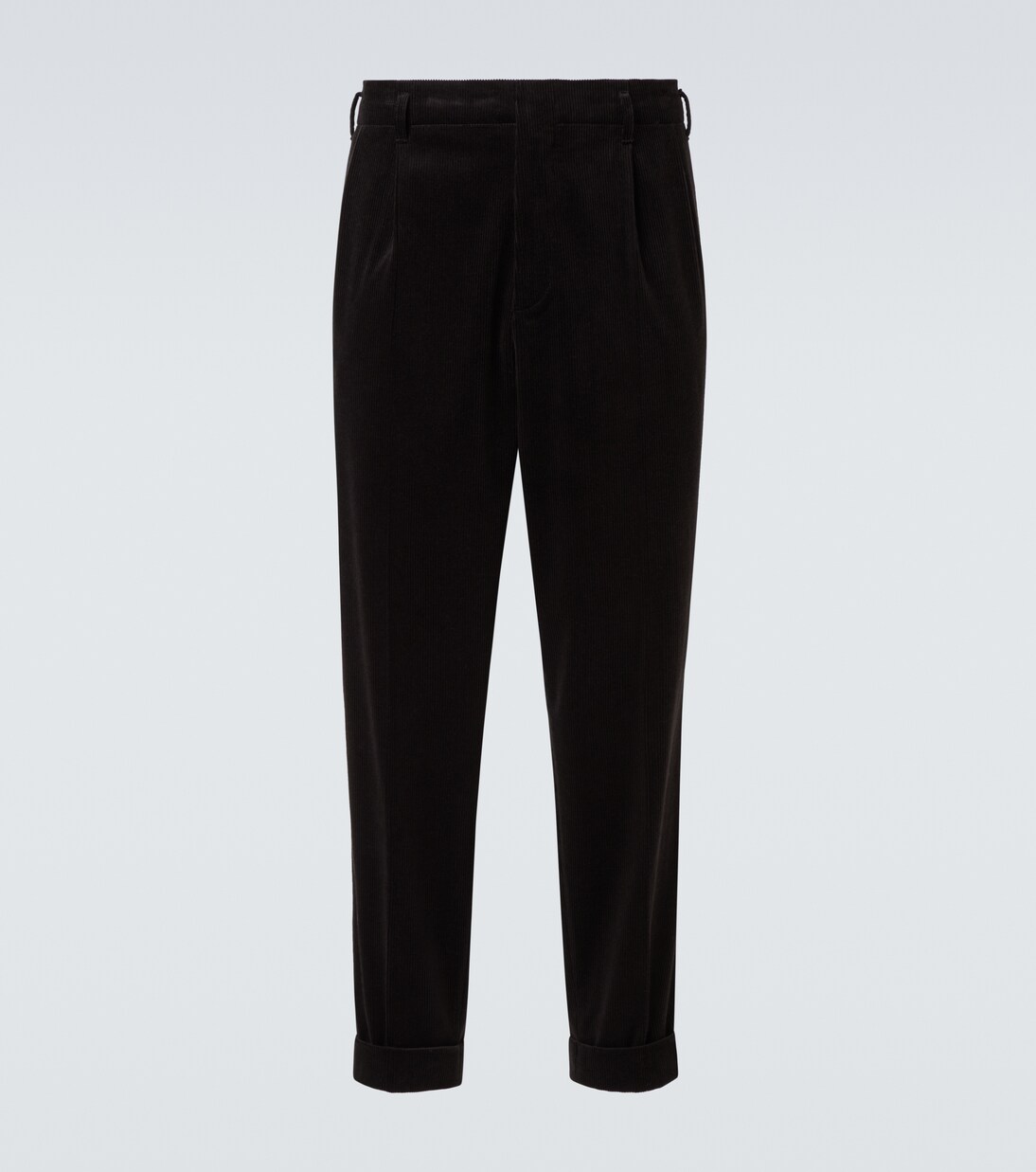 Pantalones rectos de pana en mezcla de algodón | Brunello Cucinelli