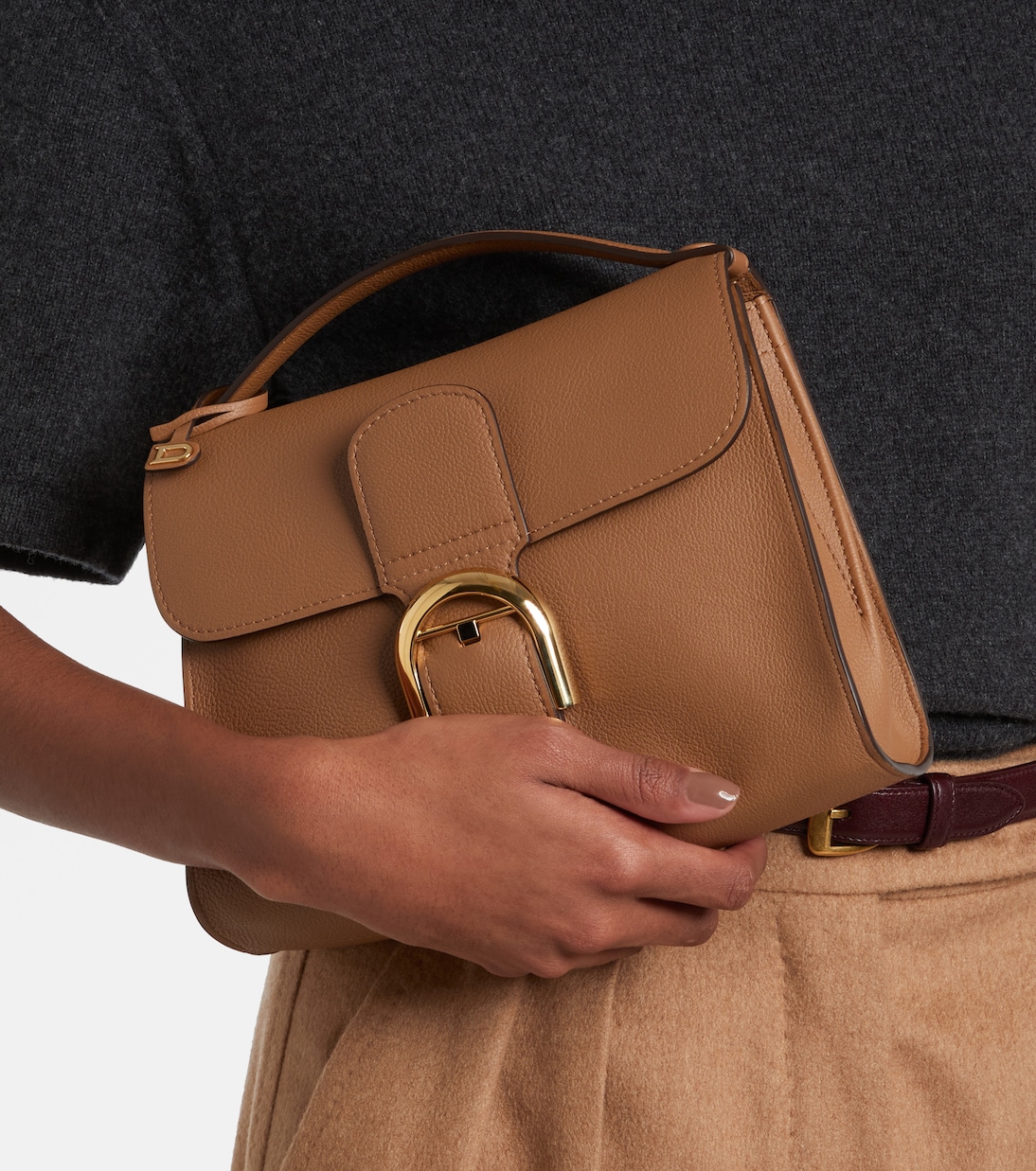 Brilliant Small leather shoulder bag | Delvaux