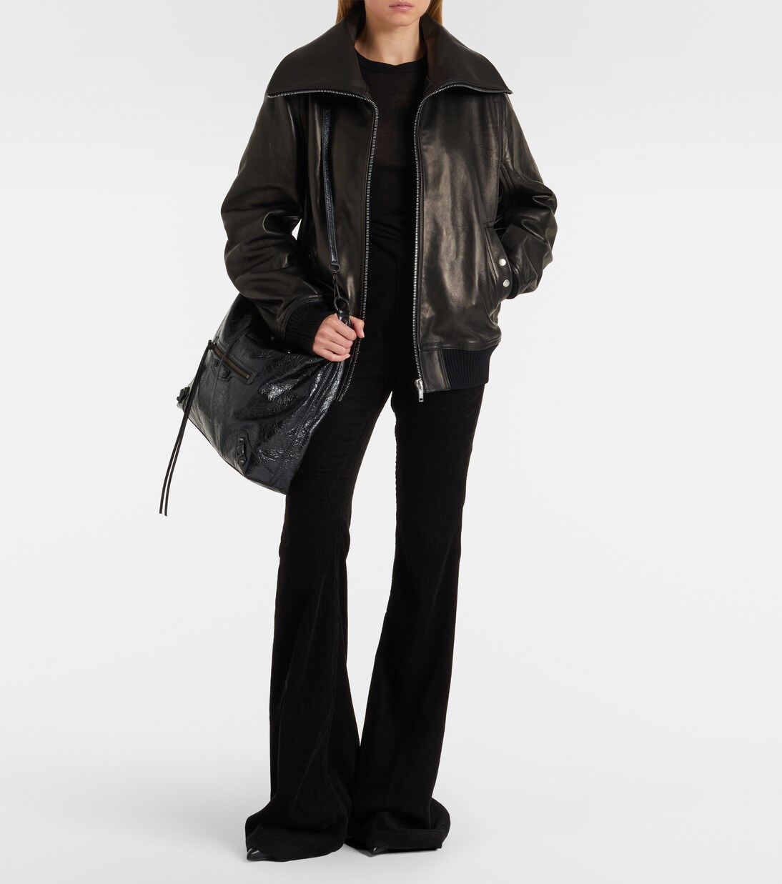 Bomberjacke aus Leder | Rick Owens