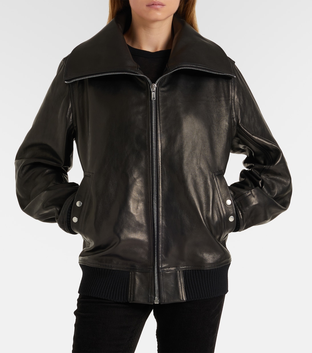 Bomberjacke aus Leder | Rick Owens