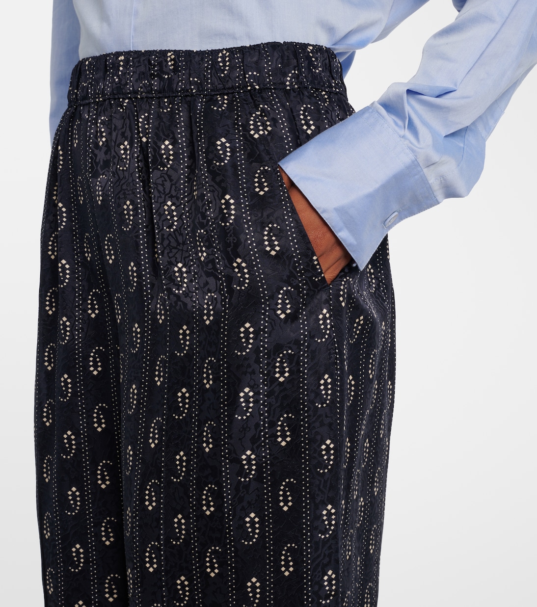 Weite Hose aus Jacquard | Tory Burch