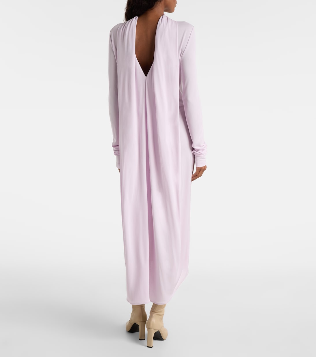 Draped jersey midi dress | Toteme