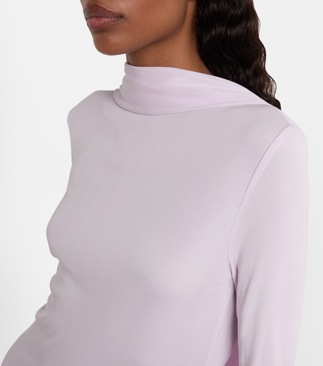Draped jersey midi dress | Toteme
