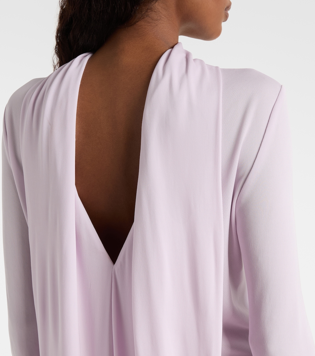 Draped jersey midi dress | Toteme