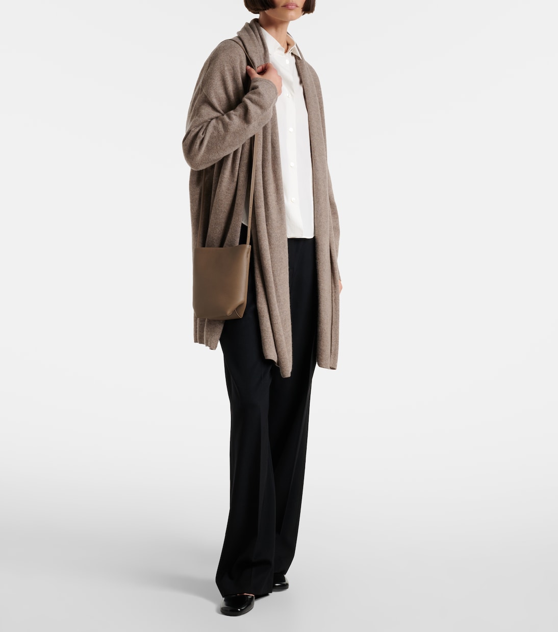 N/S Park leather crossbody bag | The Row