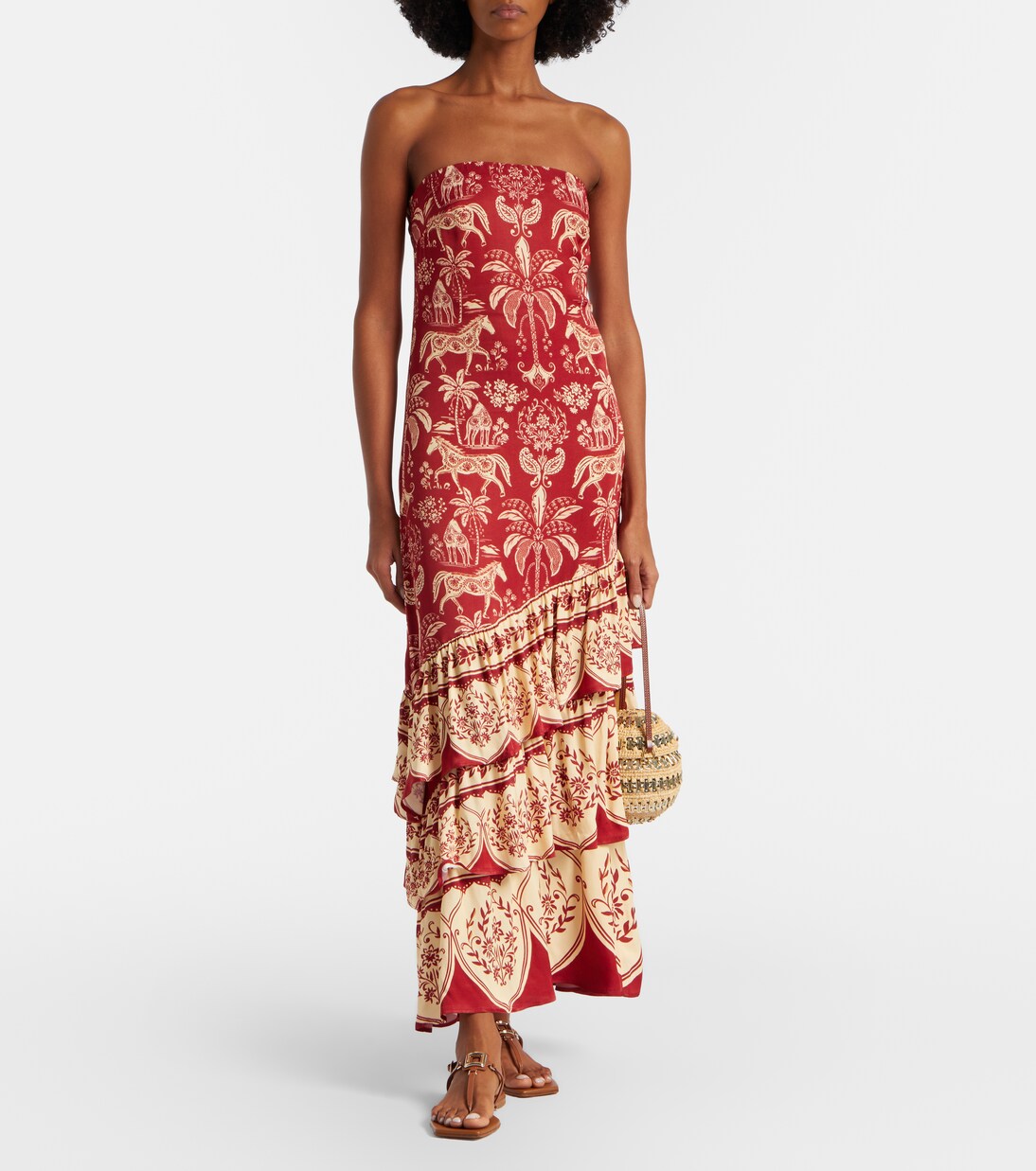 Haras printed tiered maxi dress | Farm Rio