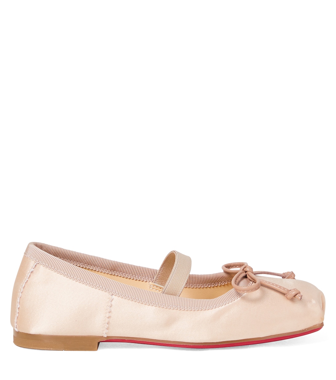 Baballet crêpe satin ballet flats | Christian Louboutin Kids