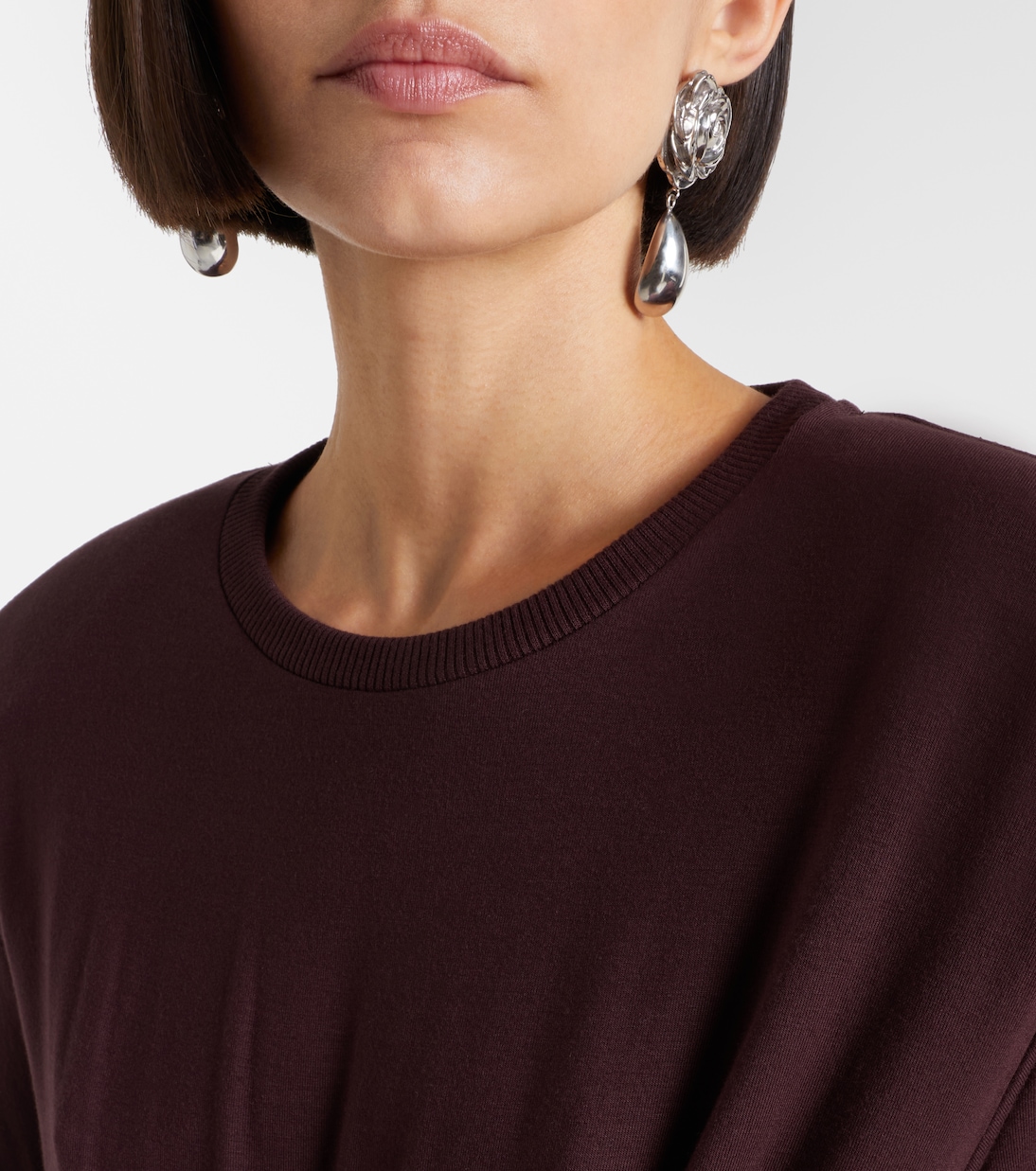 Floral-appliqué jersey T-shirt | Magda Butrym