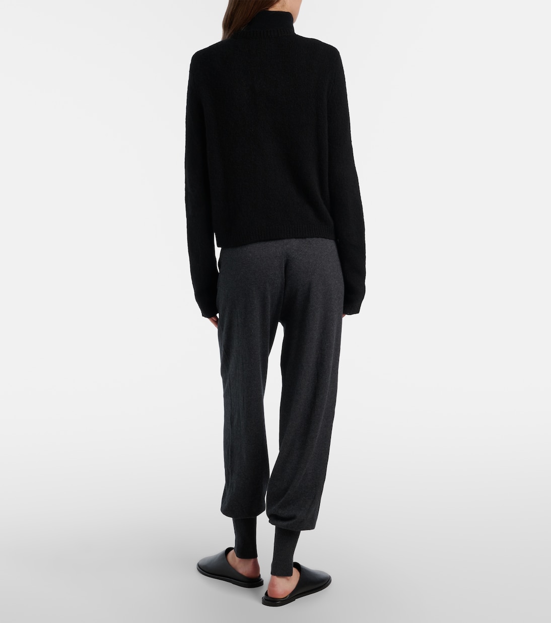 Cotton and cashmere tapered pants | Lisa Yang
