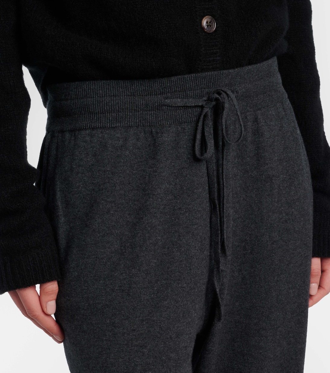 Cotton and cashmere tapered pants | Lisa Yang