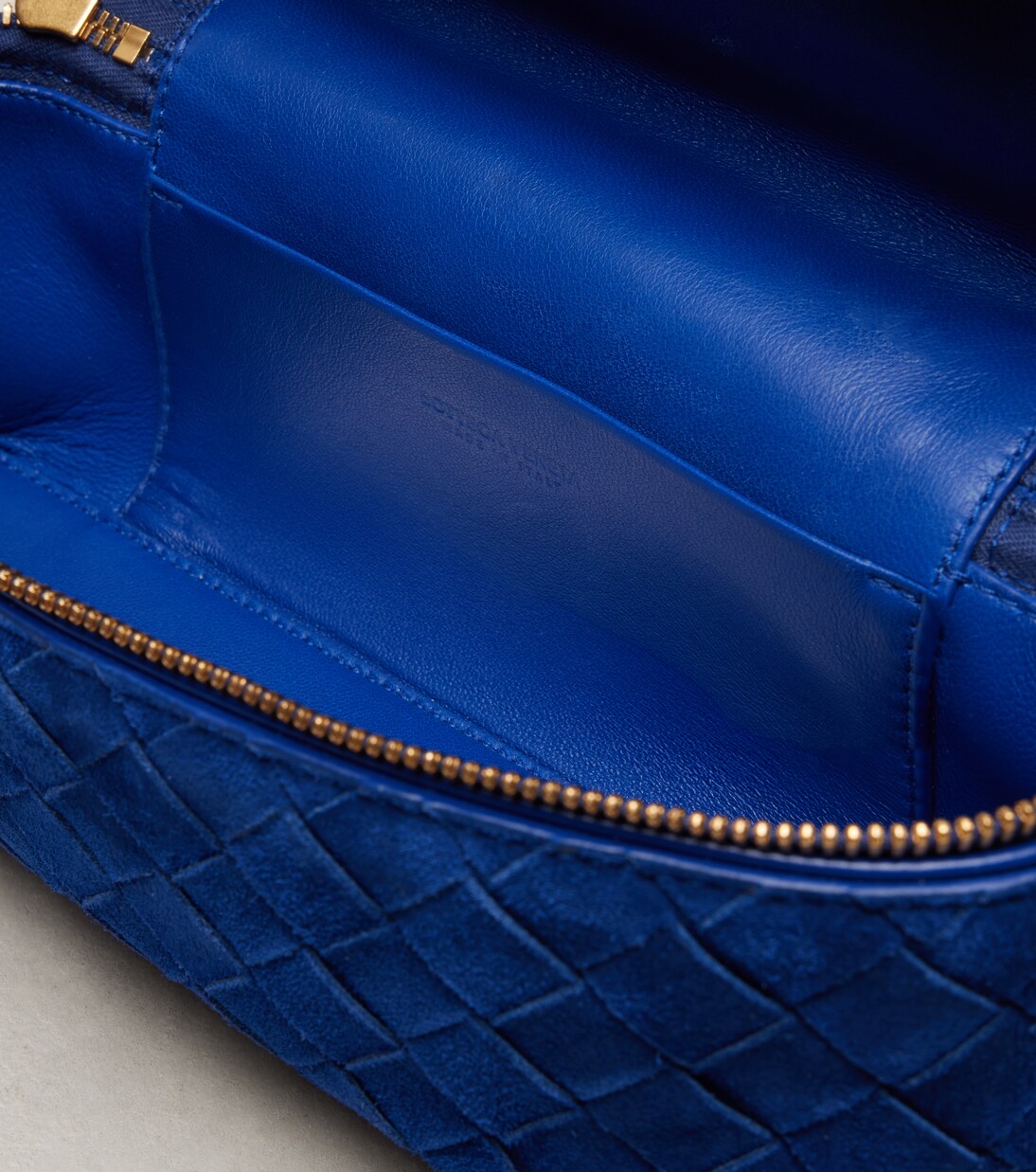 Bang Bang Intrecciato suede vanity bag | Bottega Veneta