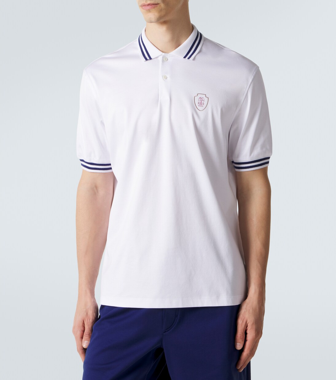 Polohemd aus Baumwolle | Brunello Cucinelli