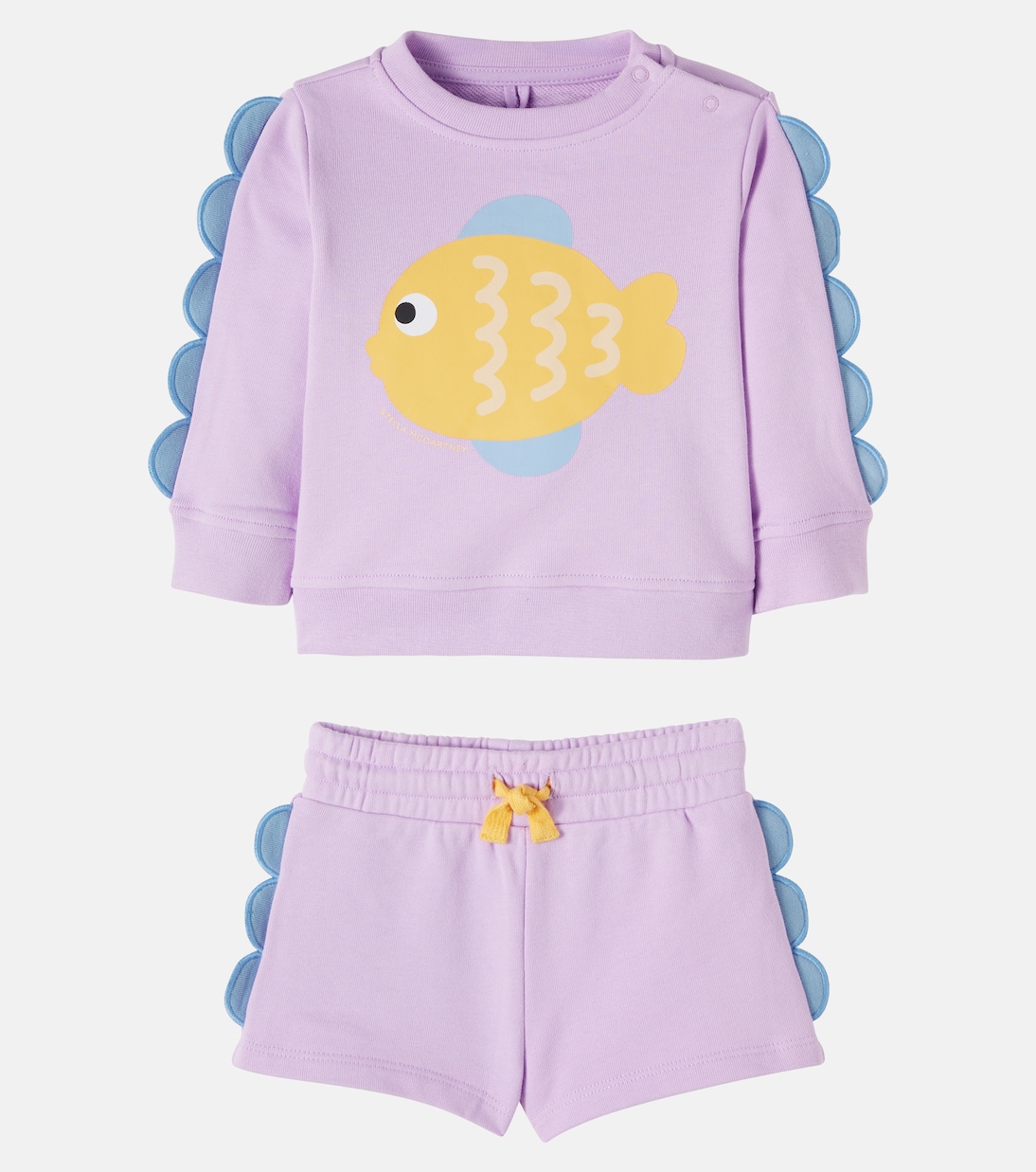 Bebé - set de top y shorts de algodón | Stella McCartney Kids