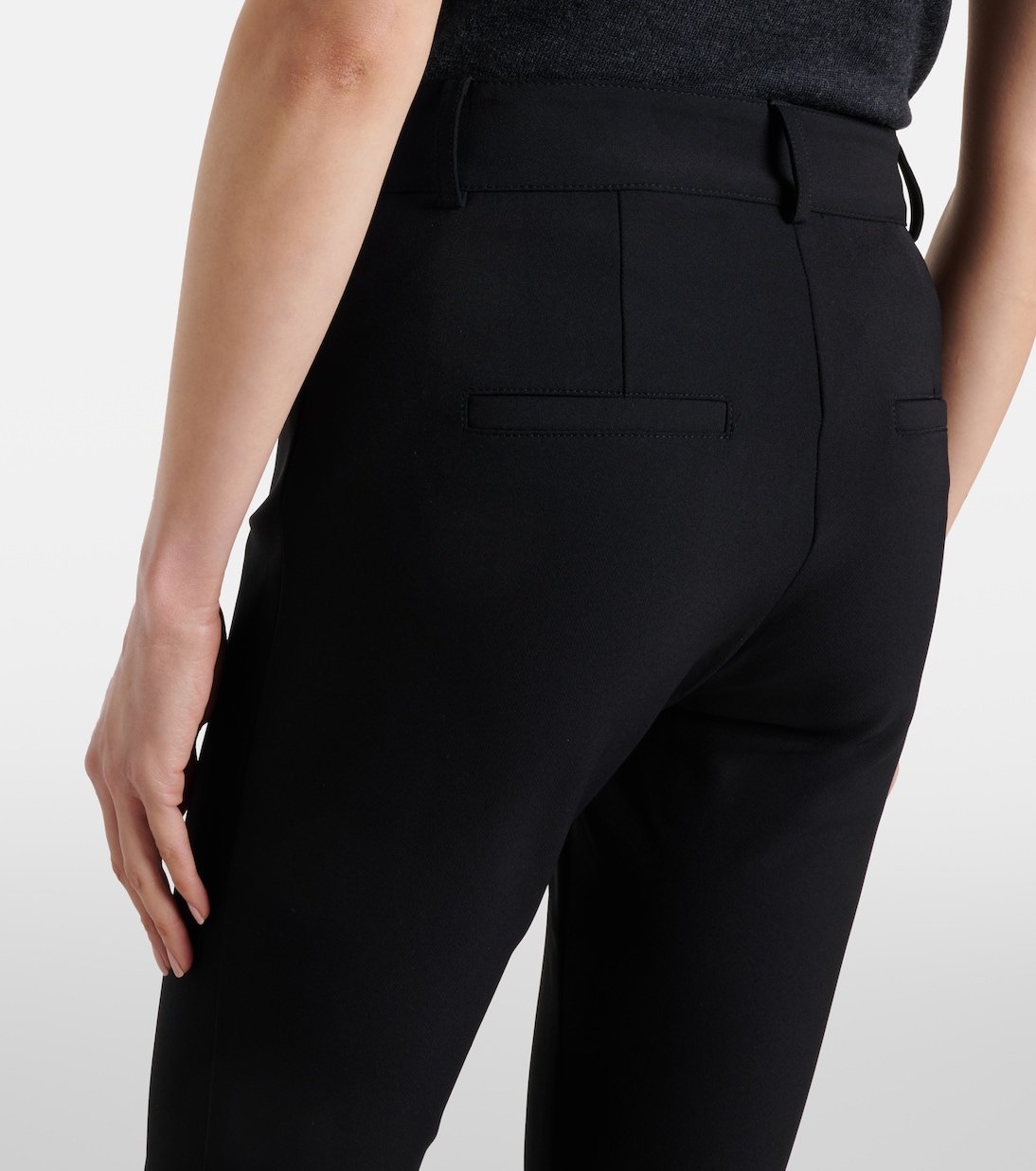 Hibiscus high-rise flared pants | Veronica Beard