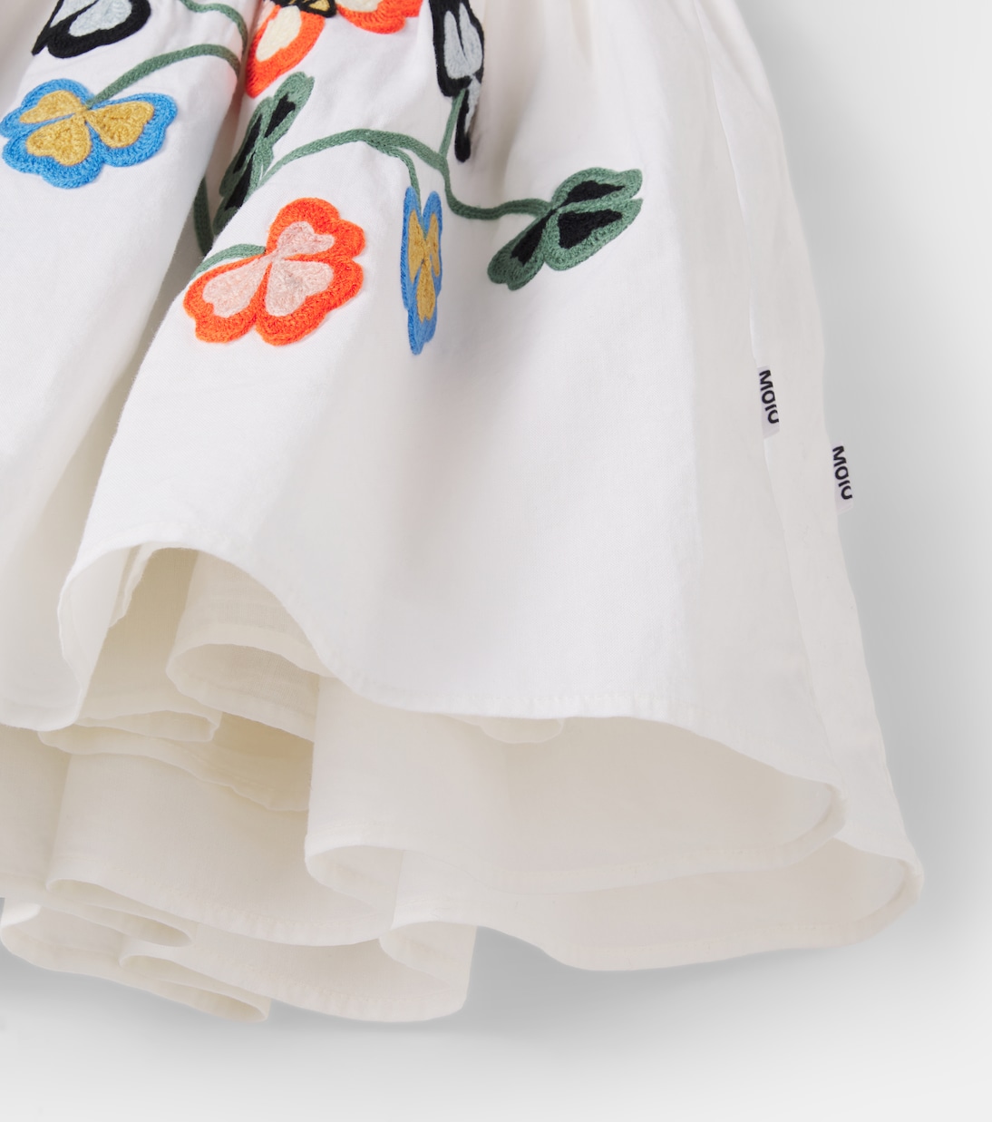 Bonnie embroidered cotton skirt | Molo