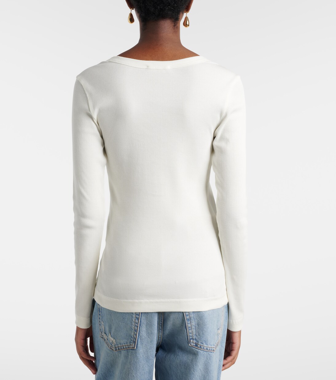Ribbed cotton sweater | Dolce&Gabbana