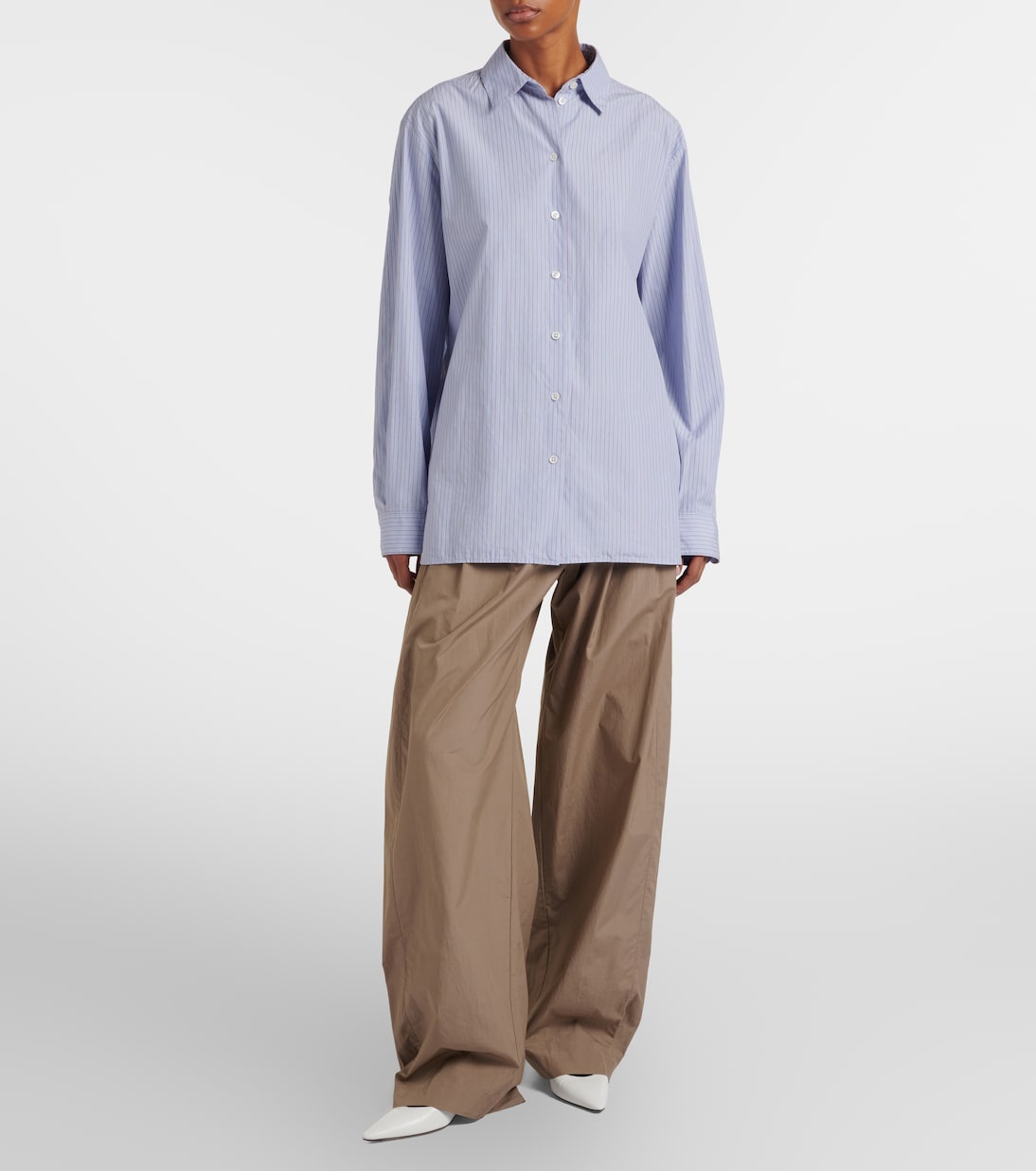 Striped cotton shirt | The Row