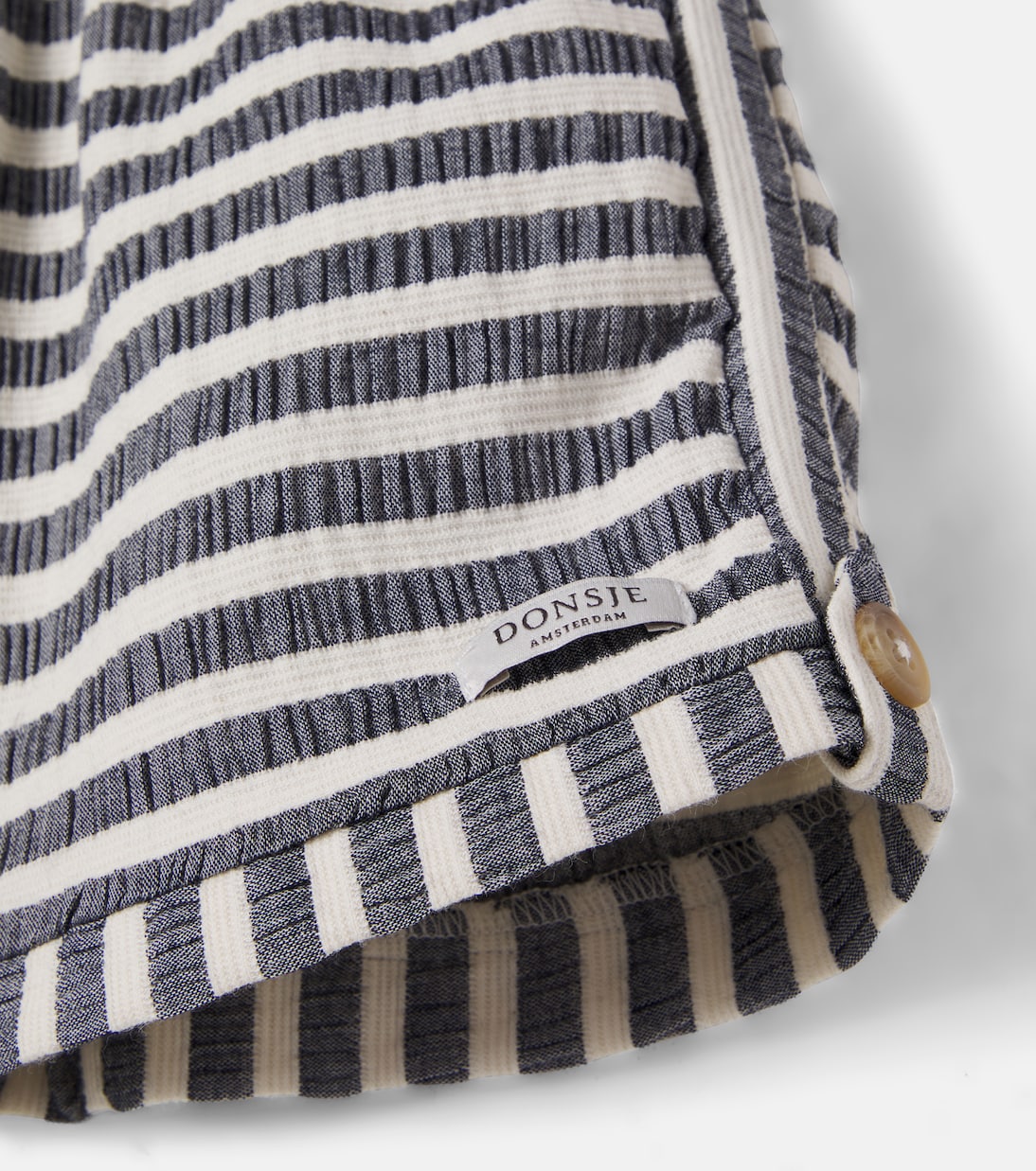 Kaatio striped cotton-blend shorts | Donsje