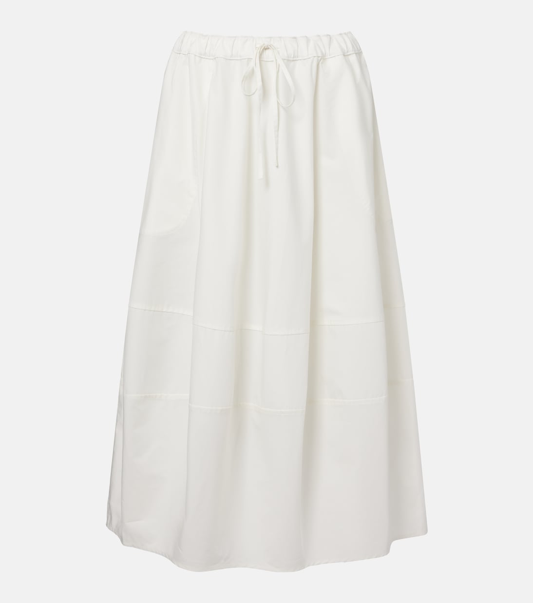 Cotton poplin midi skirt | Polo Ralph Lauren