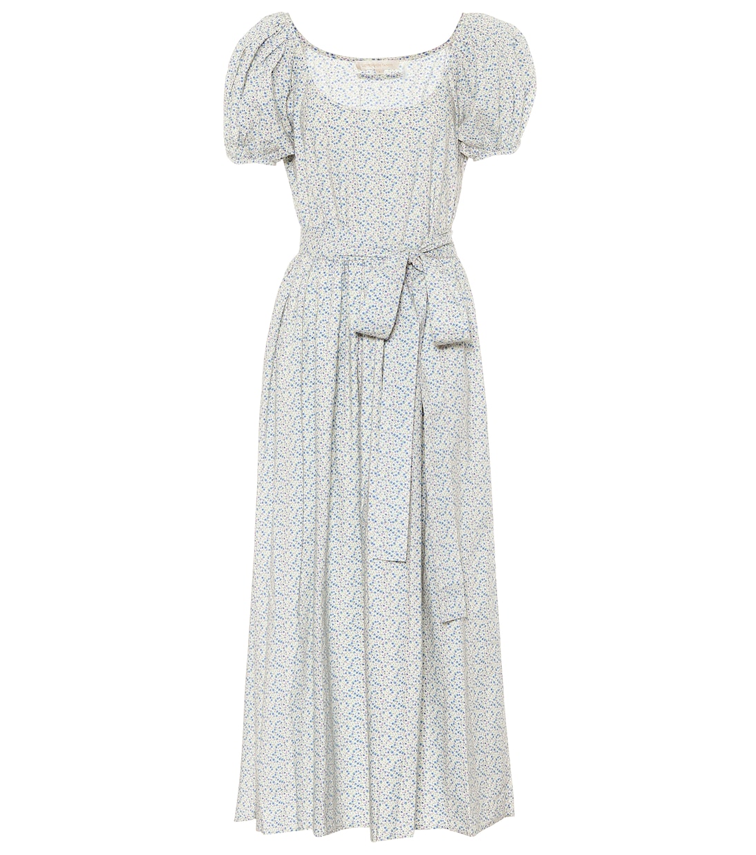 Lais floral cotton-poplin midi dress | LoveShackFancy