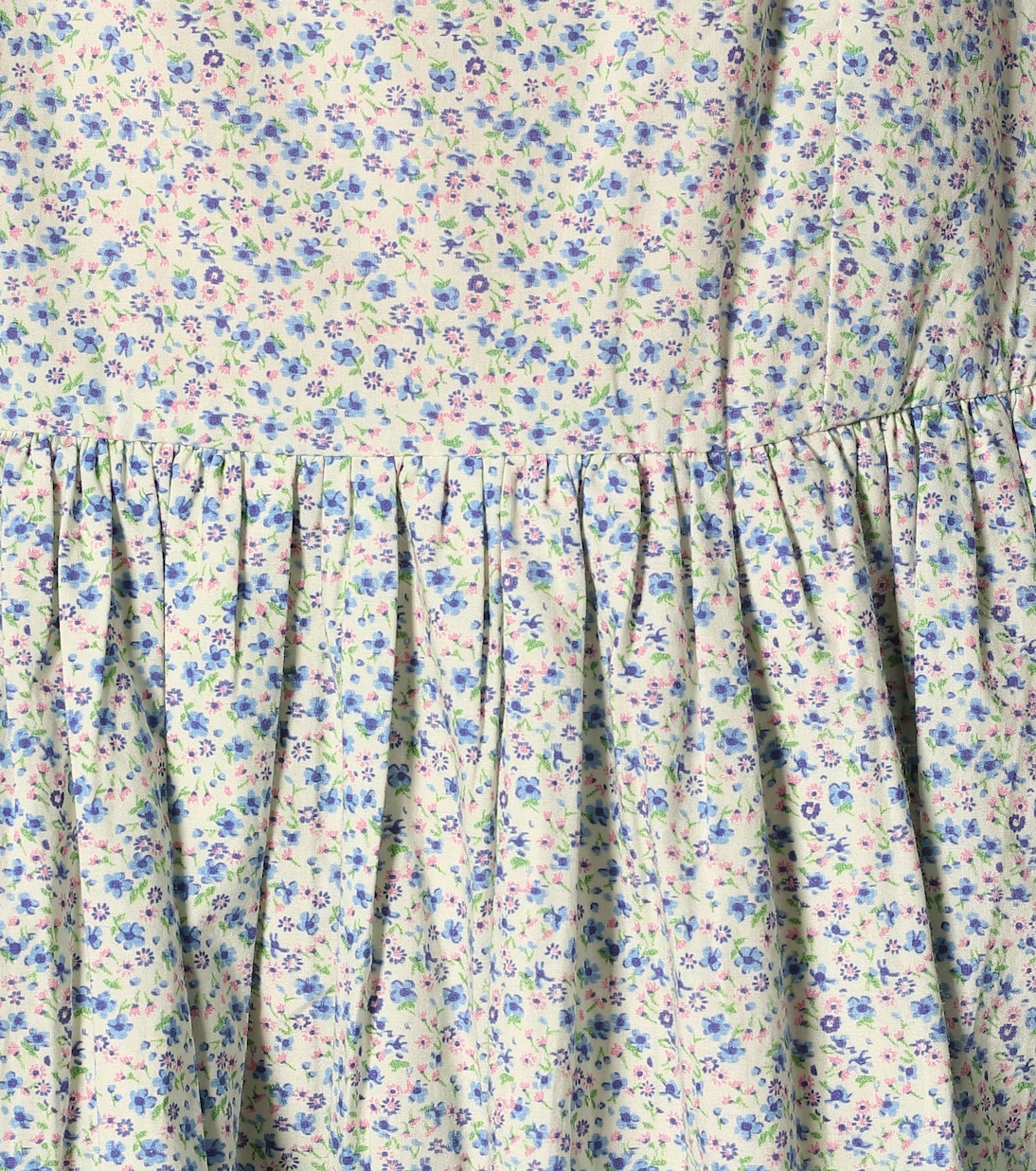 Lais floral cotton-poplin midi dress | LoveShackFancy