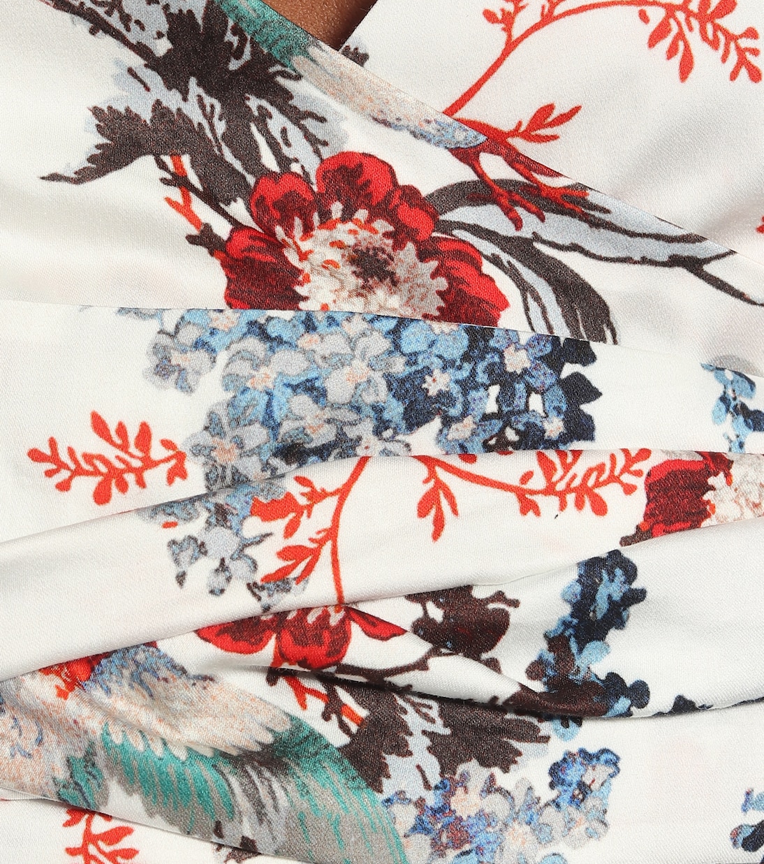 Top Cylenne a stampa in cotone | Erdem