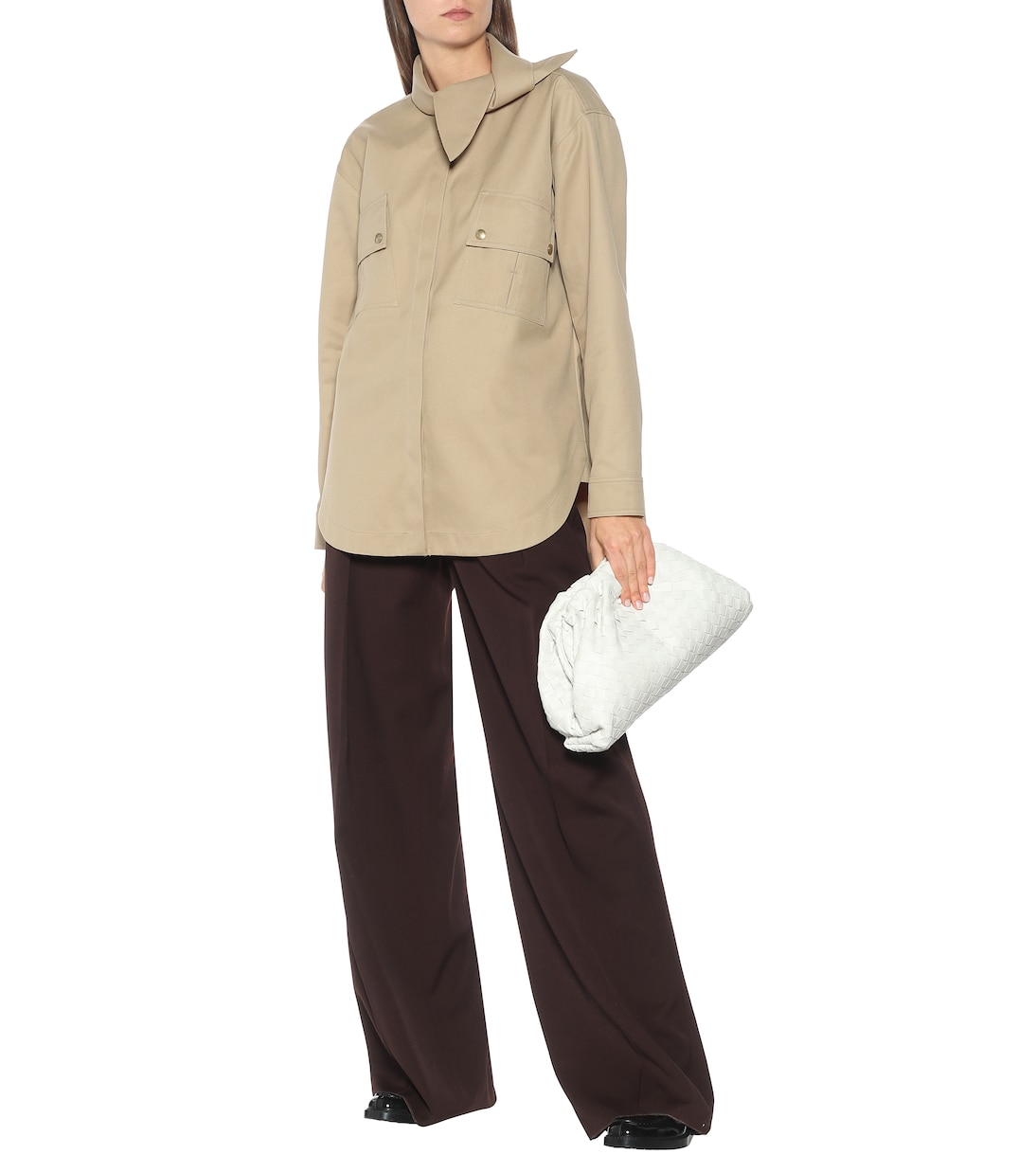 Blusa in twill con lavallière | Tod's