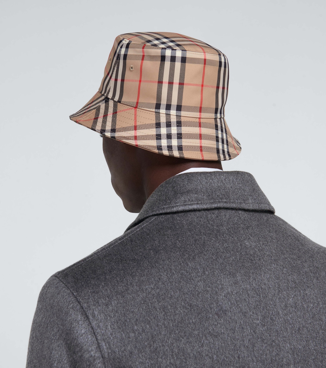 Vintage check bucket hat hotsell