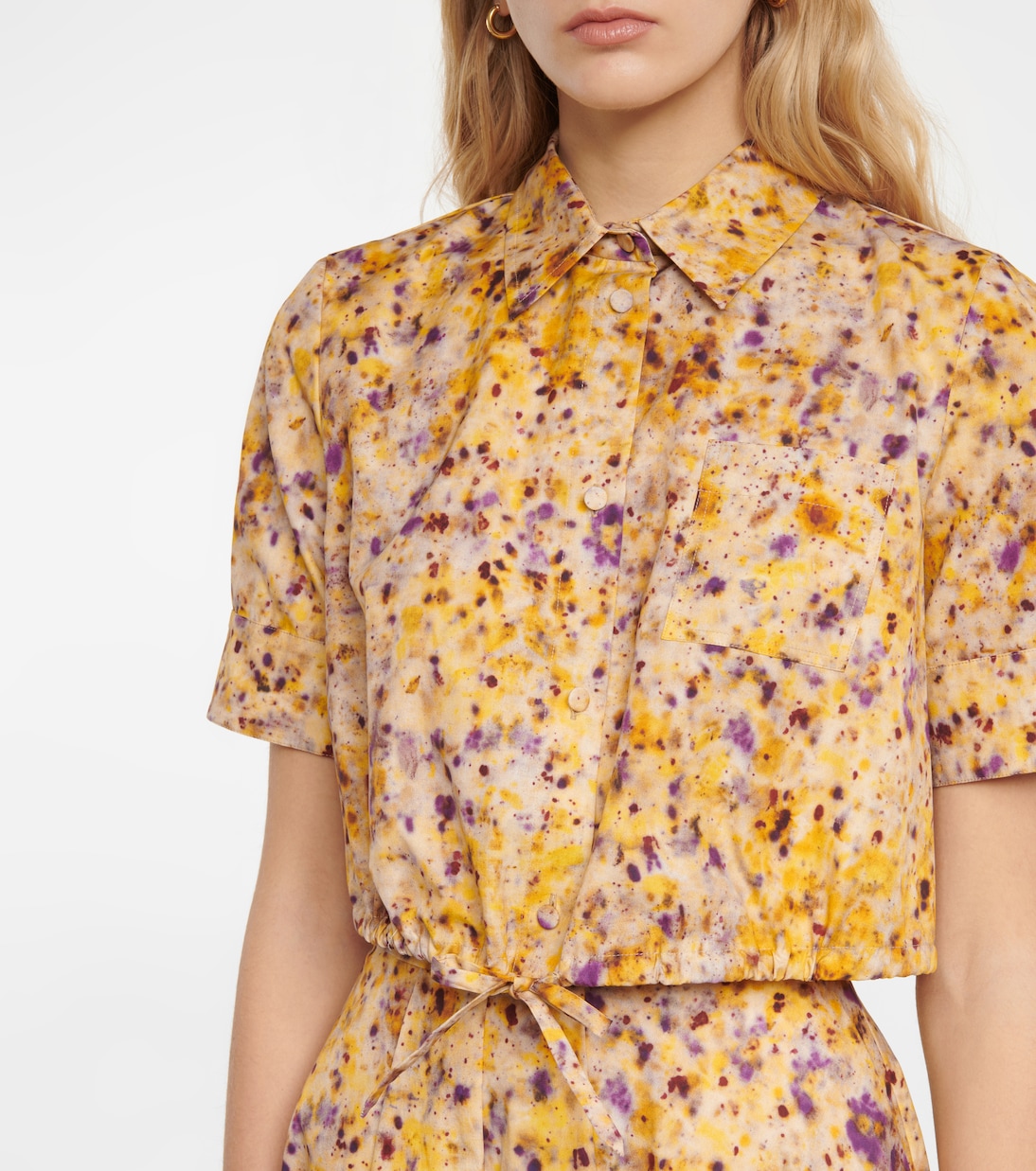 Top Ben en mezcla de algodón floral | Altuzarra