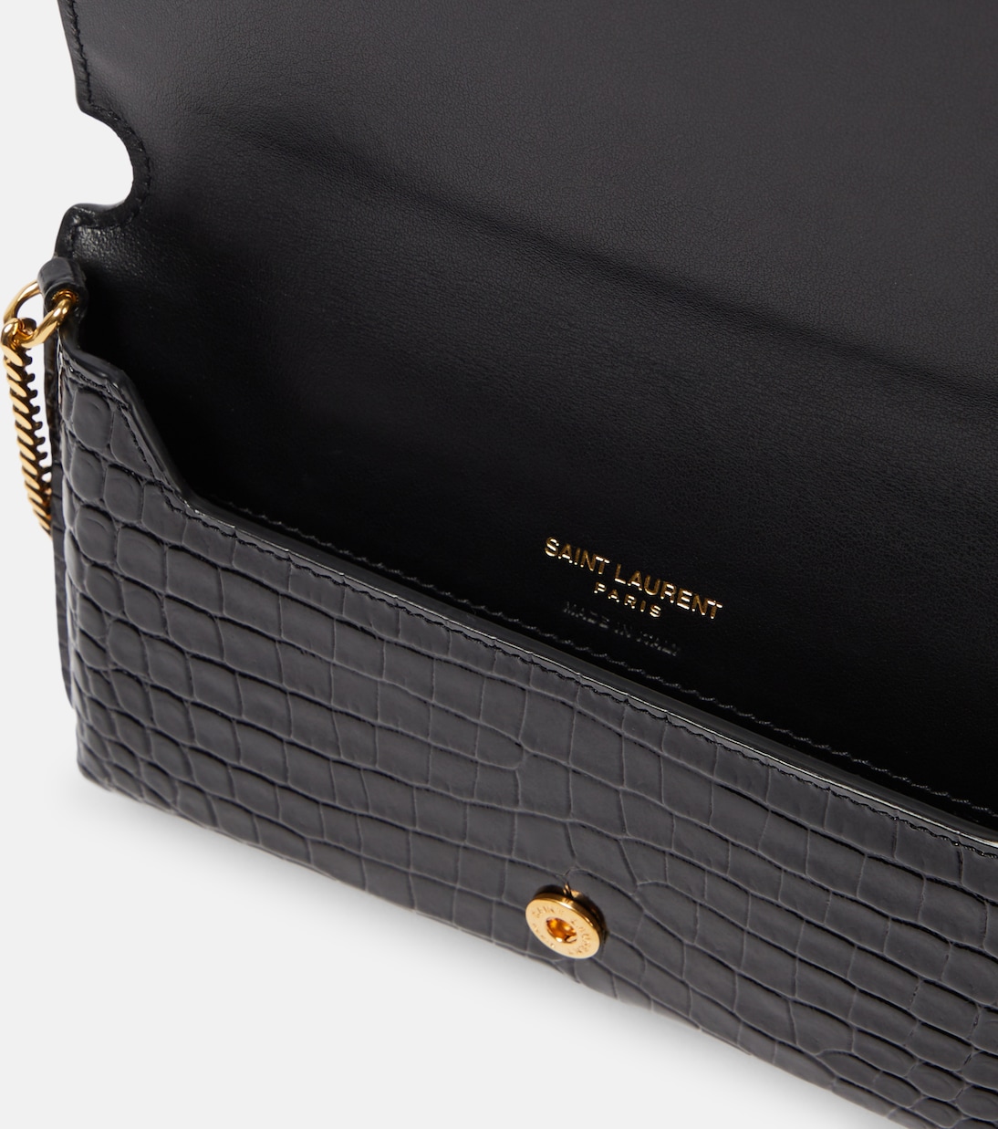 Cassandre leather phone pouch | Saint Laurent
