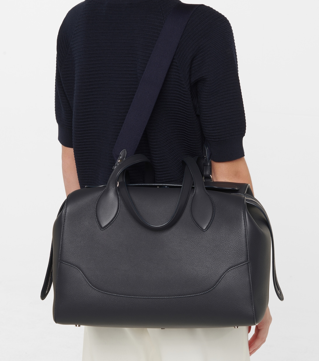 Sac Sesia Happy Day Medium en cuir | Loro Piana
